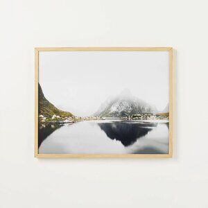 30x24 Mirror Lake Framed Under Glass‎ - Threshold Studio McGee - Target 2021